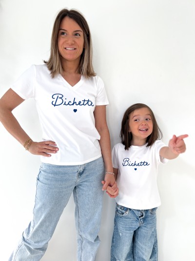 T-shirt Bichette Maman -...