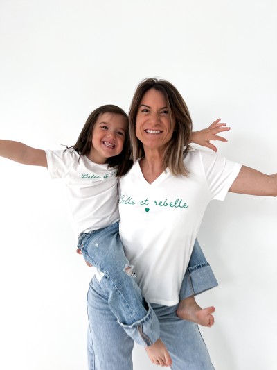 T-shirt Belle et Rebelle Kids