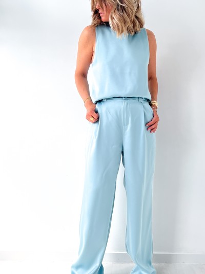 Pantalon Venezia - Bleu Ciel