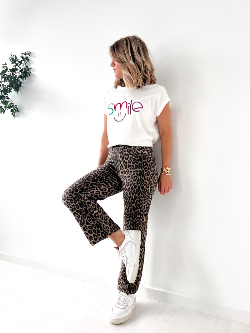 Solange Jeanshose Leopard