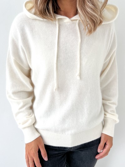 Capuche elle Pullover - Beige