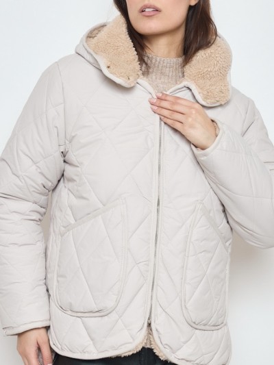 Jacke Minouche mit Kapuze...