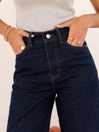 Jeans Capucine - Marineblauw