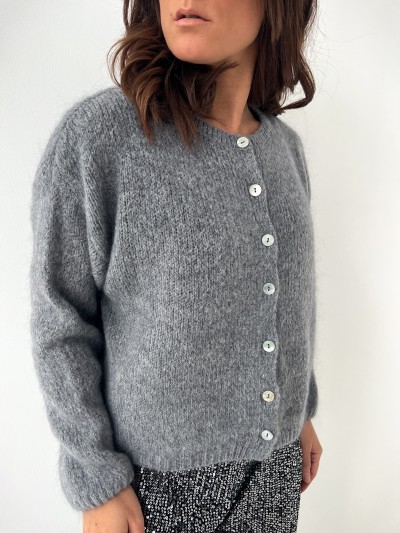 Eline vest omgekeerd - gris...