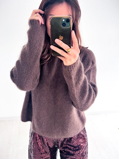 Gilet Eline - Brun foncé