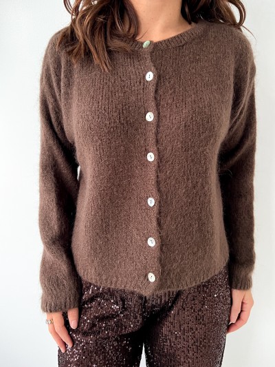 Gilet Eline - Brun