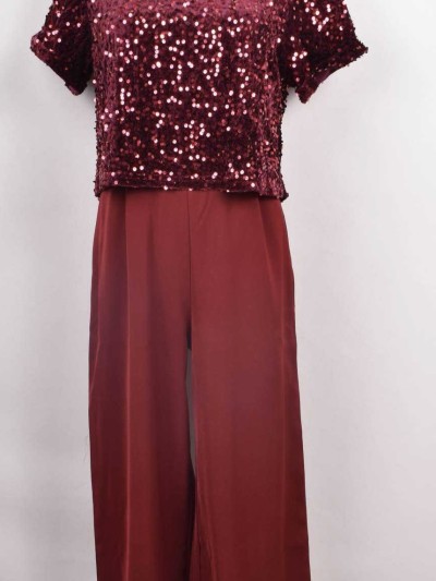 Sequin Sylvie-pak - bordeaux 