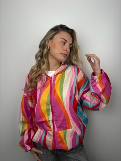 Veste Windbreaker Rainbow...