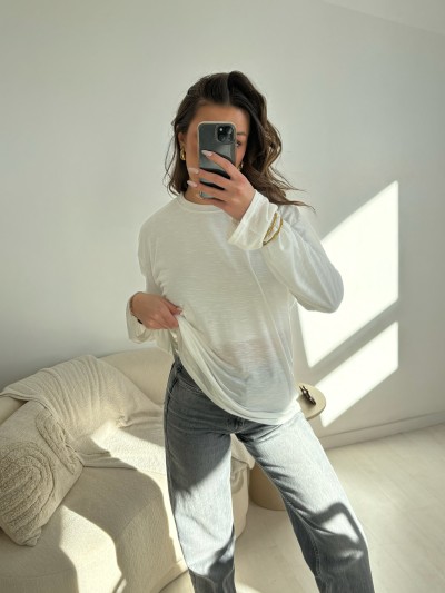 T-Shirt Voile légèreté - Ecru