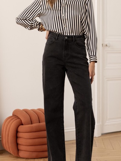 Jeans Barbara - Gris Foncé