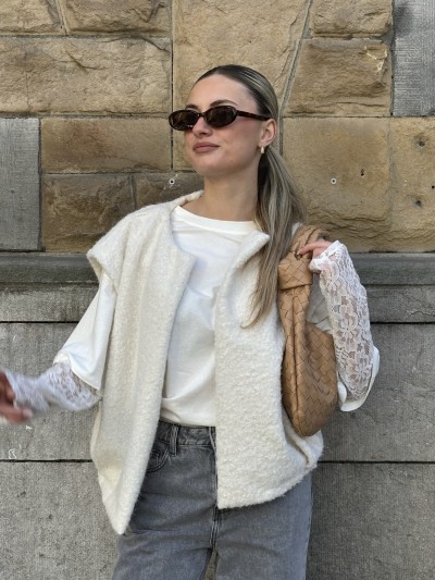 Gilet Mila - Beige 