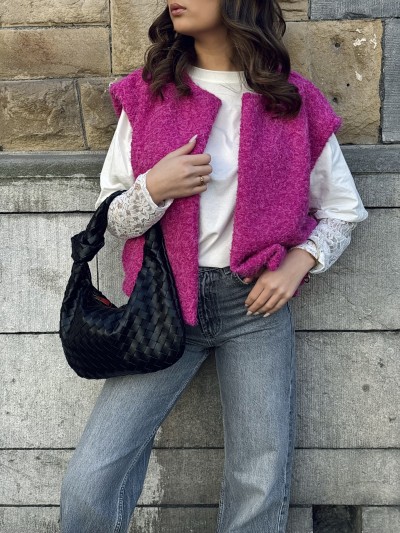 Gilet Mila - Rose Mauve