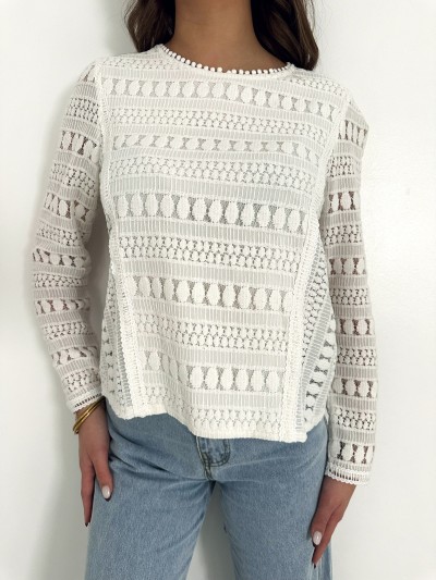 Blouse/Gilet Mila - Beige