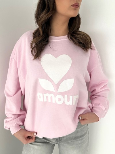 Sweat / Pull Amour - Rose...