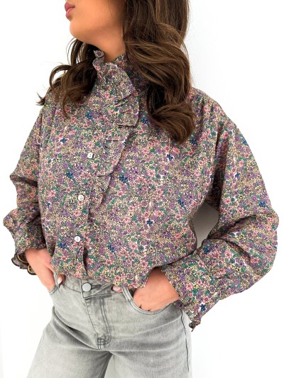 Blouse Florale Bohème -...