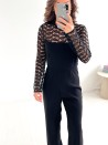 Eleganter Spitzenoverall