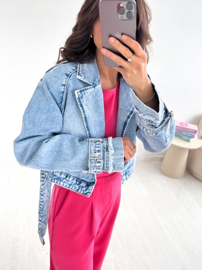 Veste en jean - Lichtblauwe...