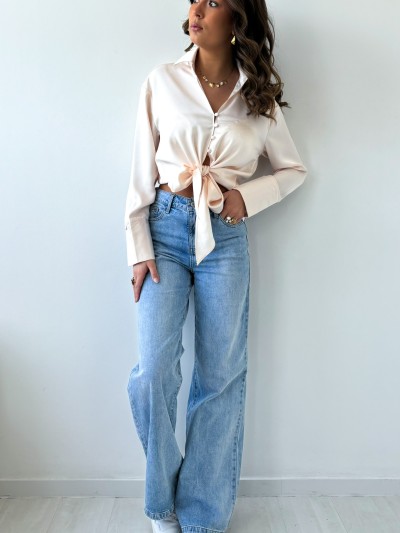 Blouse satinée Elly -...
