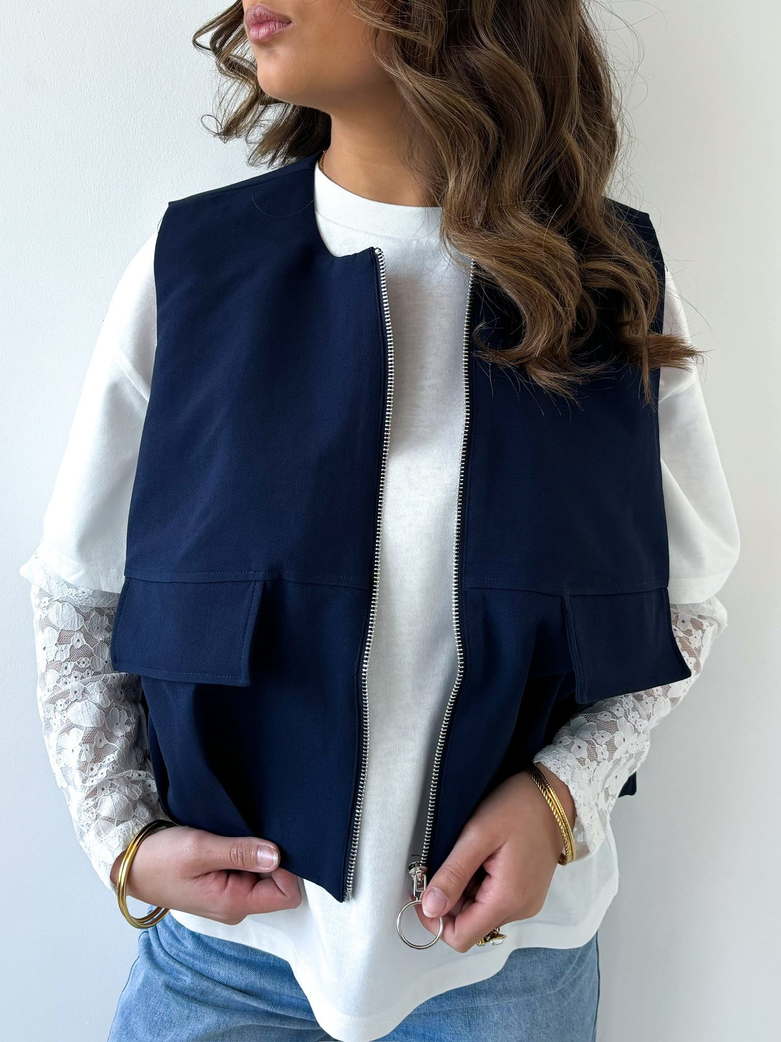 Gilet zippé