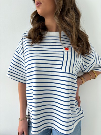 T-shirt love smile (95% coton)