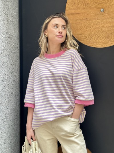 T-shirt rayé Lou - Roos