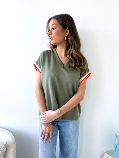 T-shirt Zoé - Kaki