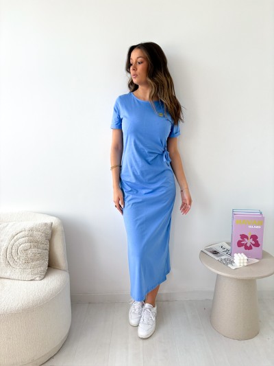 Robe t-shirt Sunny - Bleu Ciel