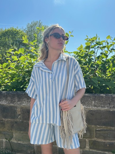 Ensemble Gaz de coton Lina