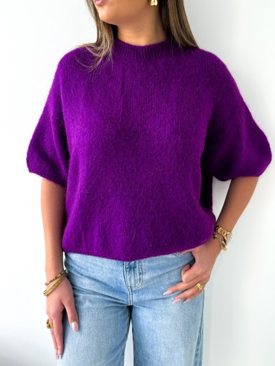Pull Cosy Chic - Violet royal