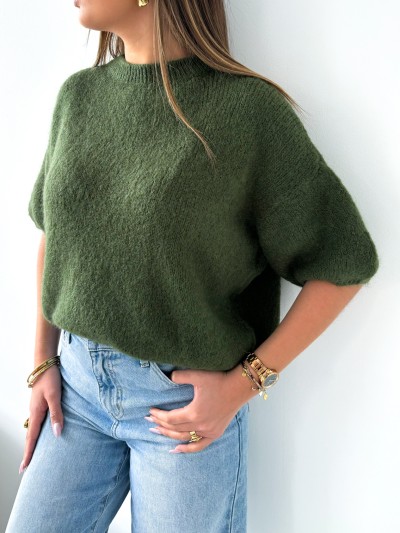 Pull Cosy Chic - Kaki foncé