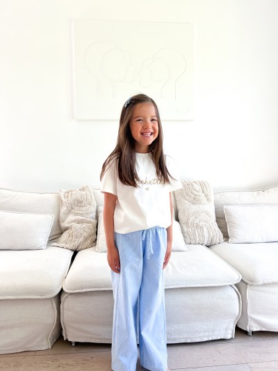 Pantalon Alba Kids - ligné...