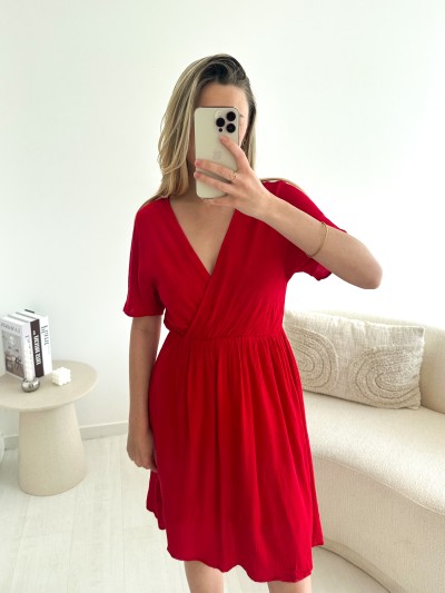 Robe courte Brindisi - Rouge