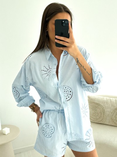 Chemise Sienna - Hemelsblauw