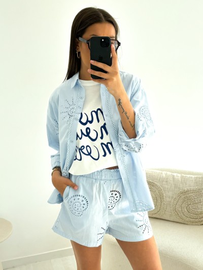 Short Sienna - Bleu Ciel