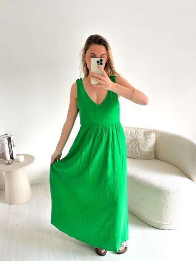 Robe Célina en gaz de coton