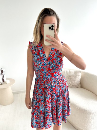 Kurzes Kleid Lisa - Rot