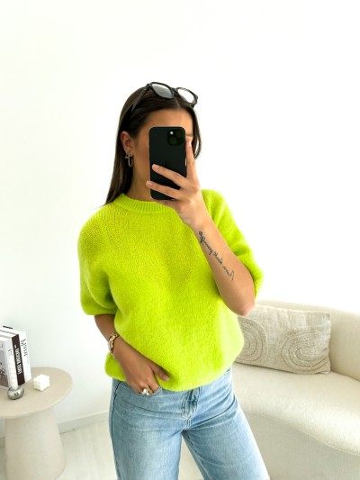 Pull Alix Cosy Chic - Jaune...