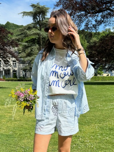 Chemise Sienna - Hemelsblauw