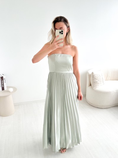 Robe longue plissée Tropéa...