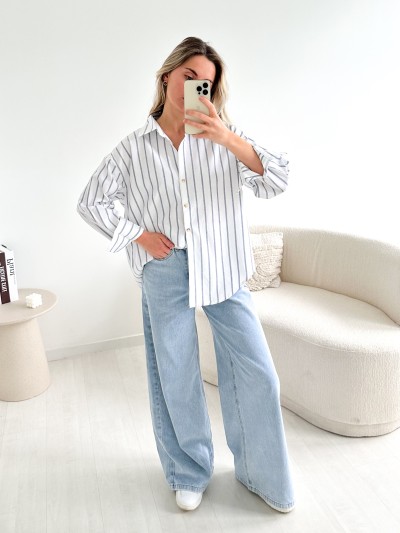 Chemise Elisa à Rayures -...