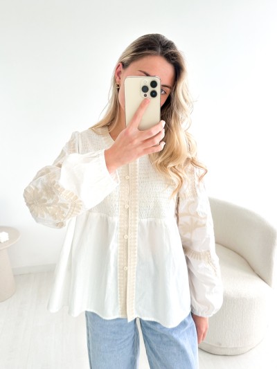 Blouse Muse - Crème