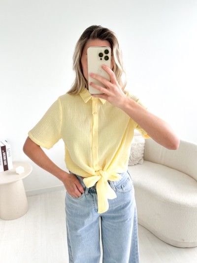Blouse Lia Gaz de coton -...