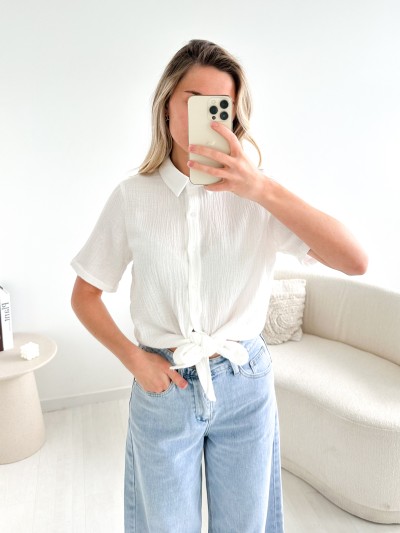 Blouse Lia Gaz de coton -...