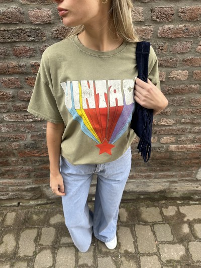 T-shirt - Vintage (100%...