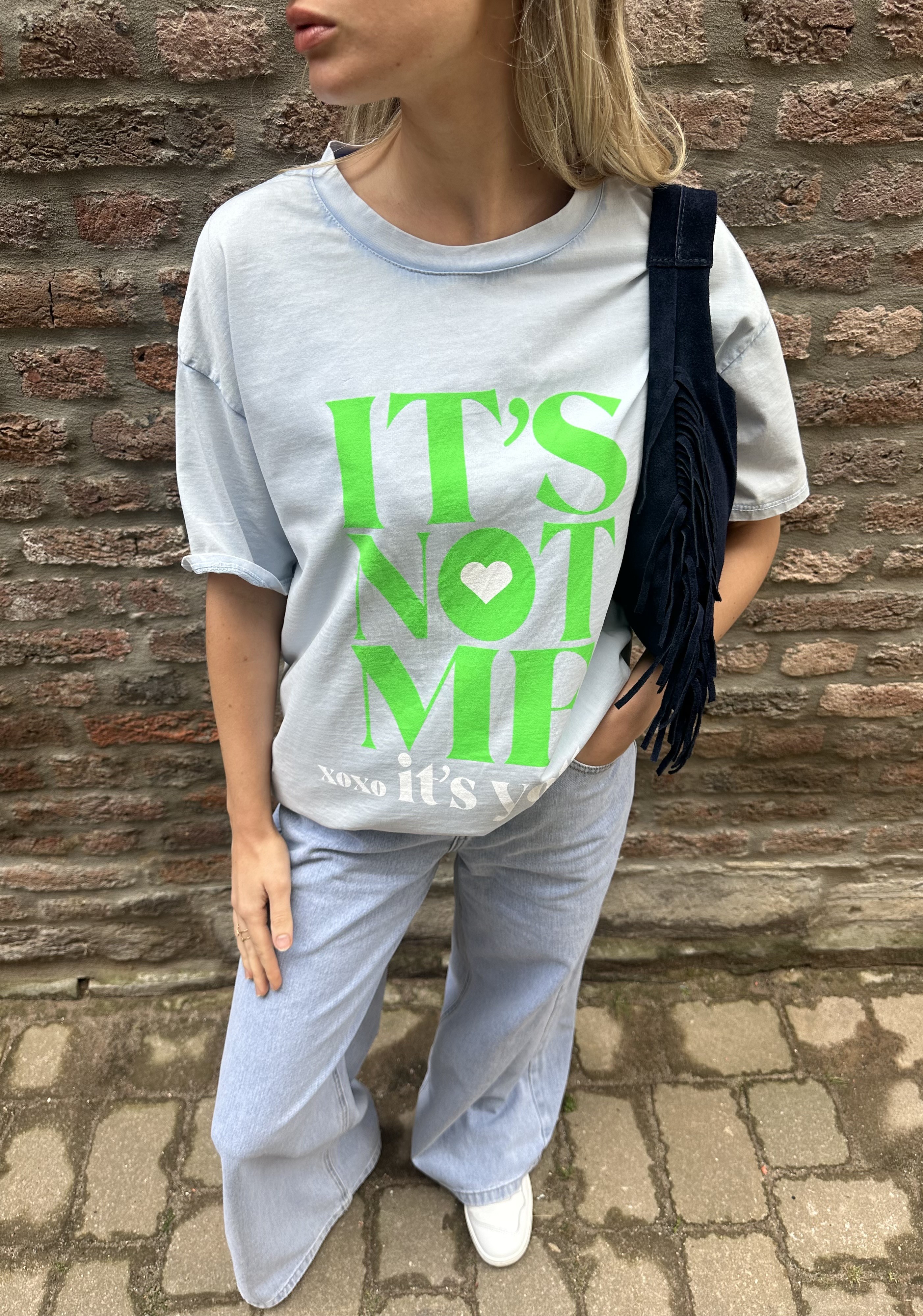 T-shirt Het ligt niet aan mij