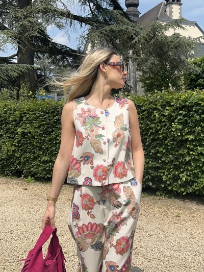 Gilet Savannah - Gebroken wit