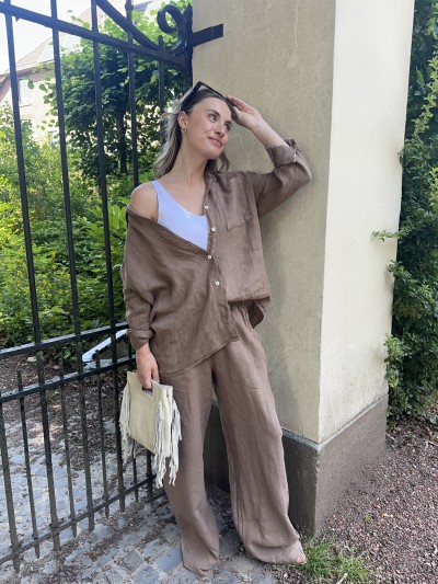 Chemise Lin décontracté