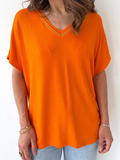 T-Shirt Zélia - Orange