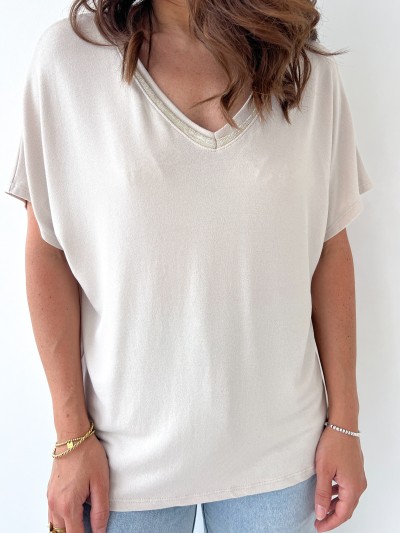 T-shirt Zélia - Gebroken wit