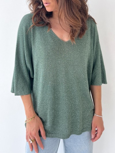 Pull fin brillant Laure -...